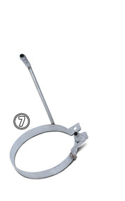 Tomei Exhaust Replacement Part Muffler Band w/Rubber LH For 86 TB6090-SB05B Type-DTomei USA