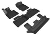 3D Floor Mat For FORD EXPLORER WITH BENCH 2ND ROW 2020-2022 KAGU BLACK R1 R2 R33D MAXpider