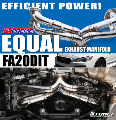 Tomei Expreme Exhaust Manifold Equal Length For 2015+ Subaru WRX FA20DIT