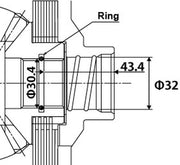 Tomei LSD 1.5 Way For 1993-96 Nissan Skyline HR33 GTS RB20E w/ViscousTomei USA