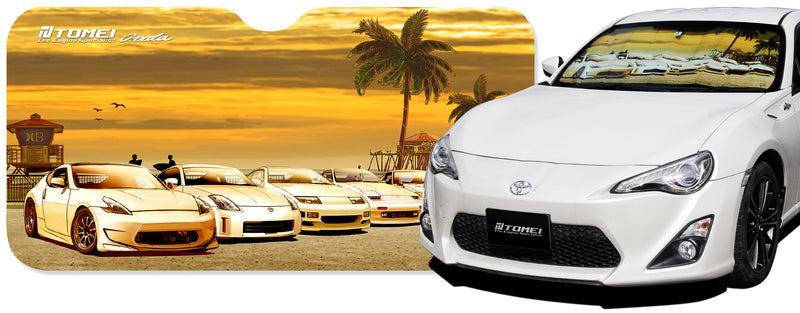 Tomei x Osamu Aida Sun Shade Z Car Sunset Huntington BeachTomei USA