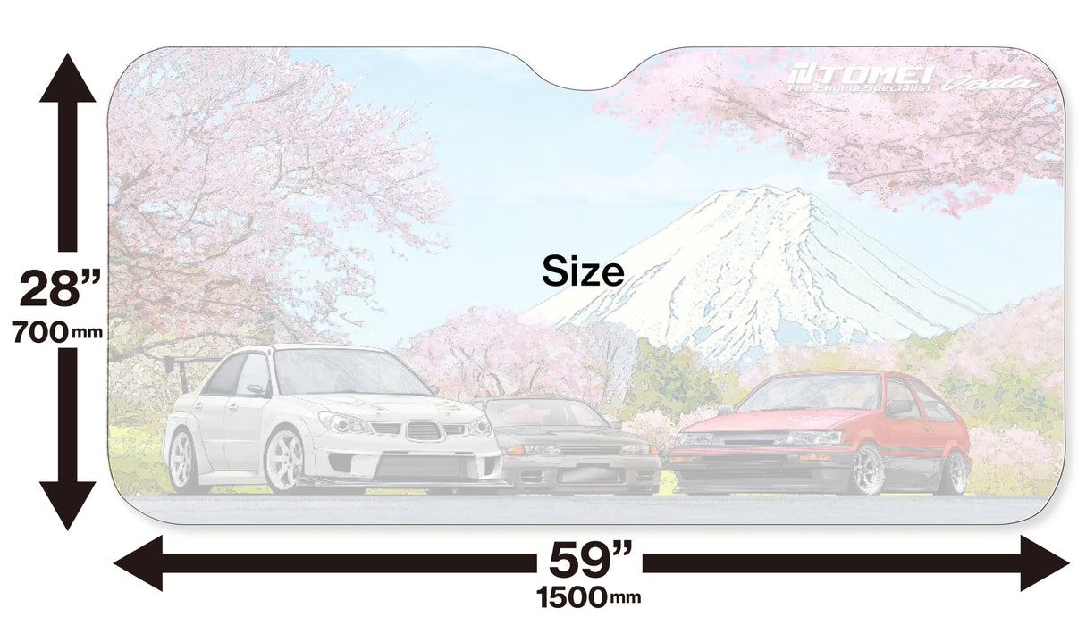 Tomei x Osamu Aida Sun Shade DGB/BNR32/AE86 Cherry Blossom Mt. JujiTomei USA