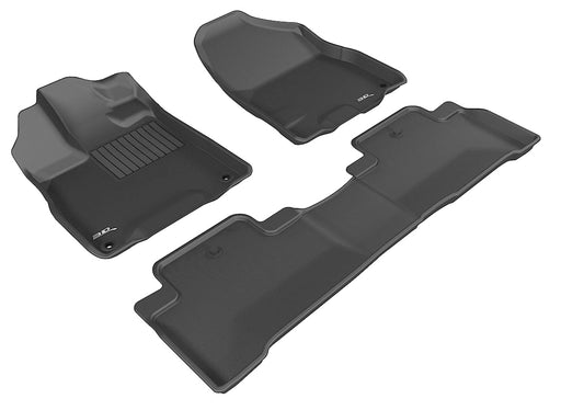 3D Floor Mat For ACURA MDX 7-SEAT 2014-2020 KAGU BLACK R1 R2 (NO 3RD ROW)3D MAXpider