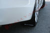 Rally Armor 07-17 Mitsubishi Lancer Black UR Mud Flap w/ White Logo