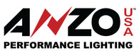 ANZO 14-18 Toyota 4 Runner Plank Style Projector Headlights Chrome w/ AmberANZO