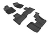 3D Floor Mat For MERCEDES-BENZ GL-CLASS (X164) 2007-2012 KAGU BLACK R1 R2 R3