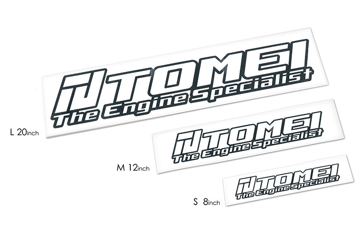 Tomei USA Die cut Sticker 2016 Ver. The Engine Specialist White - 20 InchTomei USA