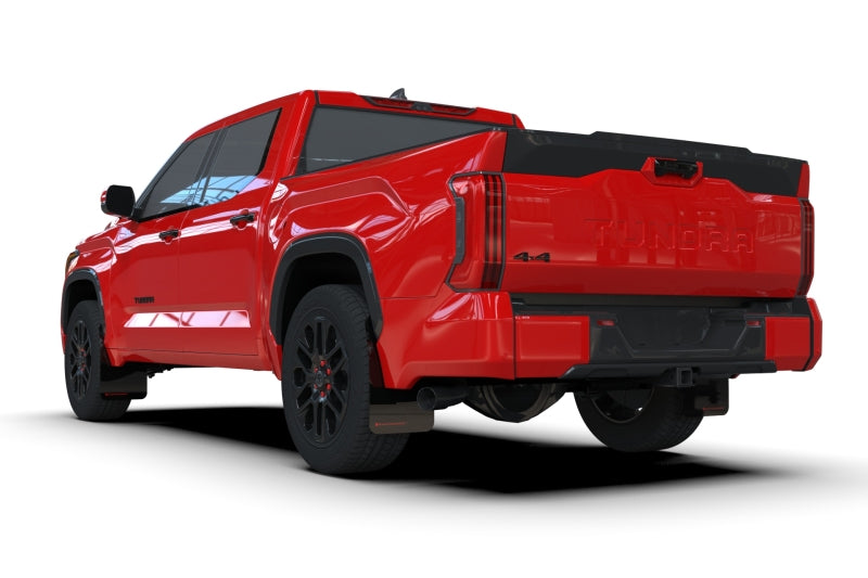 Rally Armor 2022+ Toyota Tundra Black UR Mud Flap w/ Red LogoRally Armor