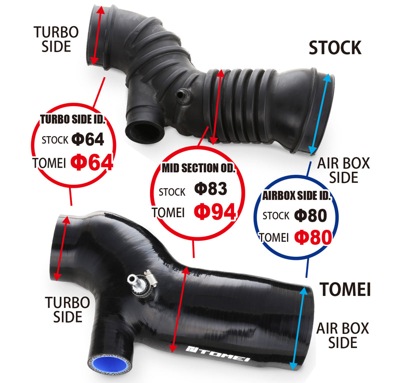 Tomei Turbo Suction Hose For Mitsubishi EVO 7-9 4G63Tomei USA