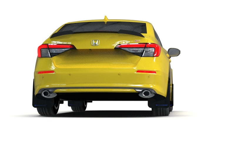 Rally Armor 2022 Honda Civic (Incl. Si/Sport/Touring) Red UR Mud Flap w/ White LogoRally Armor