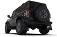 Rally Armor 21-22 Ford Bronco (Plstc Bmpr + RR - NO Rptr/Sprt) Blk Mud Flap w/Area Blue LogoRally Armor