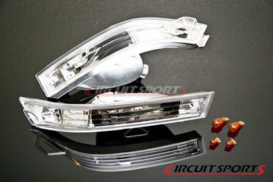 Circuit Sports Clear Front Turn Signal Light set 97-98 Nissan S14 Kouki