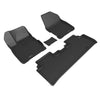 3D Floor Mat For KIA EV6 2022 KAGU BLACK R1 R2 (4 PCS)