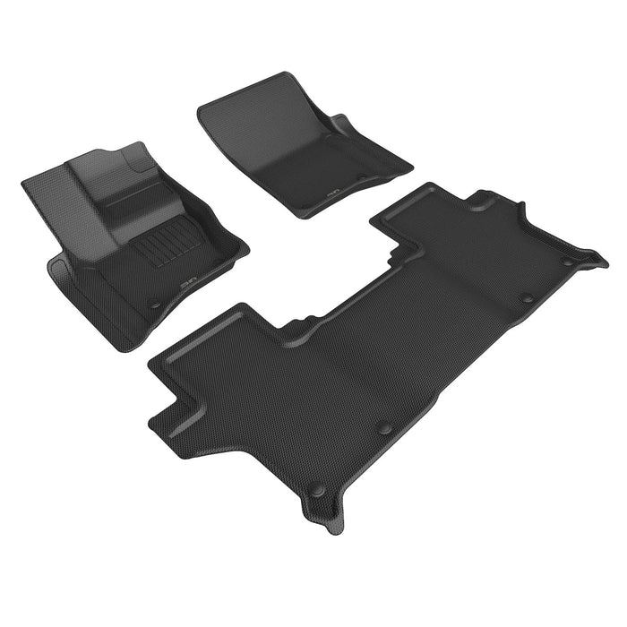 3D Floor Mat For LAND ROVER DEFENDER 90 2020-2023 KAGU BLACK R1 R23D MAXpider