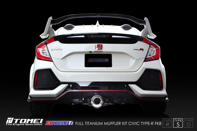 Tomei Expreme Titanium Exhaust System Type-S for 2017+ Honda Civic Type R FK8Tomei USA