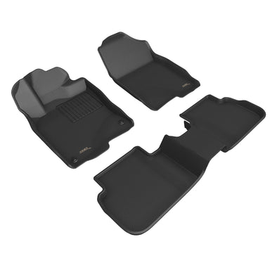 3D Floor Mat For ACURA INTEGRA 2023 KAGU BLACK R1 R2 (W REAR USB PORT)