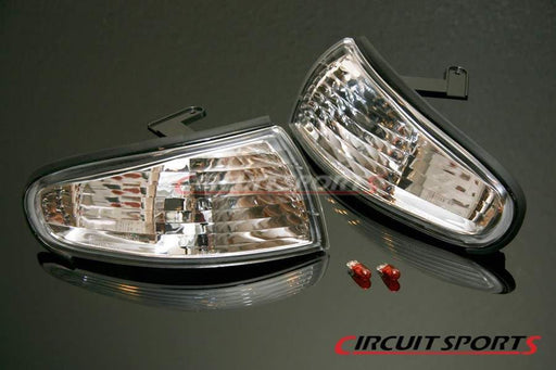Circuit Sports Clear Front Corner lights set for 95-96 Nissan S14 Zenki JDM USDMCircuit Sports