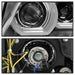 Spyder 09-12 BMW E90 3-Series 4DR Projector Headlights Halogen - LED - Black - PRO-YD-BMWE9009-BKSPYDER