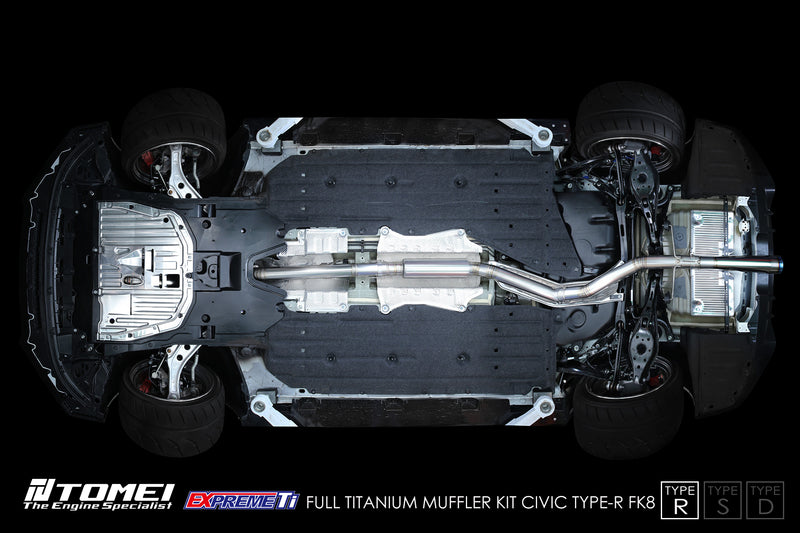 Tomei Expreme Titanium Exhaust System Type-R for 2017+ Honda Civic Type R FK8Tomei USA