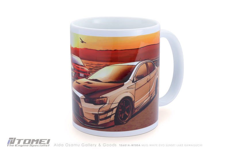 Tomei x Osamu Aida Ceramic Coffee Mug EVO Sunset Lake KawaguchiTomei USA