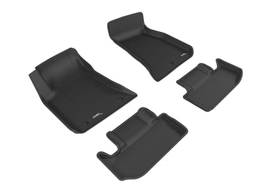 3D Floor Mat For DODGE CHALLENGER 2011-2014 KAGU BLACK R1 R2