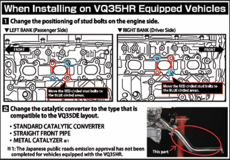 Tomei Expreme Header Exhaust Manifold Ver. 2 for Nissan 350Z Z33 VQ35DE/HRTomei USA