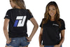 Tomei USA Ladies T Shirt New Tomei Logo - Large Size - Black